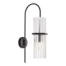 ST LUCE SL6145.401.01 Светильник настенный ST-Luce черный/прозрачный E14 1*40W