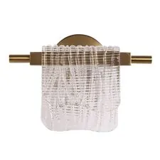 ST LUCE SL6021.201.06 Светильник настенный ST-Luce золотистый/прозрачный LED 1*6W 4000K