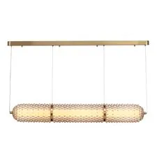 ST LUCE SL6144.313.01 Светильник подвесной ST-Luce латунь/Шампань LED 1*37W 4000K