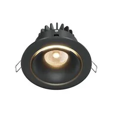 Maytoni Technical DL031-L12W3K-D-B Встраиваемый светодиодный диммируемый светильник Yin