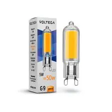 Voltega   7090 Лампа филаментная, G9, 5Вт, 400Lm, Ra80, 2800K, 220V, IP20 Voltega Capsule G9 7090