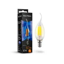 Voltega 7017 Светодиодная лампа Crystal Candle wind 6W 2800K E14 (7017)