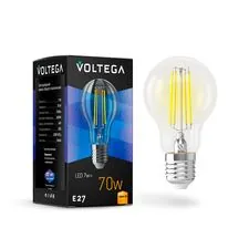Voltega 7140 Светодиодная лампа Crystal  A60 7W 2800K E27 (7140)