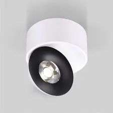 Elektrostandard a059332 Glide 8W светильник накладной белый/черный (25100/LED)