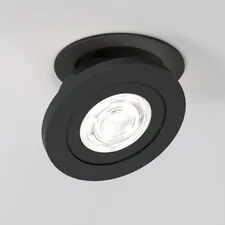 Elektrostandard a063675 25084/LED 6W 4000K чёрный / Встраиваемый светодиодный светильник