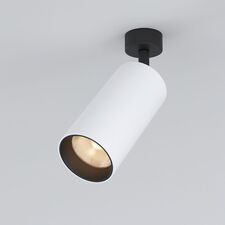 Elektrostandard a058252 Diffe светильник накладной белый/черный 15W 4200K (85266/01)