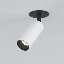 Elektrostandard a058220 Diffe светильник встраиваемый белый/черный 8W 4200K (25039/LED)