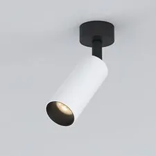 Elektrostandard a058267 Diffe светильник накладной белый/черный 8W 4200K (85639/01)