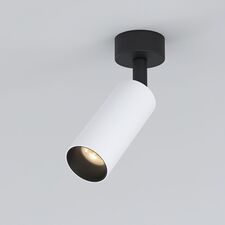 Elektrostandard a058267 Diffe светильник накладной белый/черный 8W 4200K (85639/01)