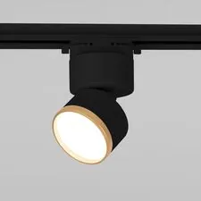 Elektrostandard a062873 Светильник потолочный светодиодный Impact чёрный матовый/золото 10W 4200K (85514/01) однофазный