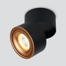 Elektrostandard a050528 DLR031 15W 4200K / Светильник светодиодный стационарный 3100 черный/матовый золото
