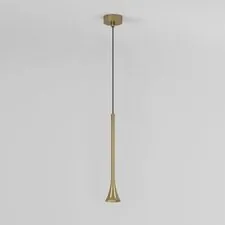 Elektrostandard a068821 50314 LED 5W 3000K / Светильник подвесной светодиодный / латунь