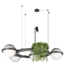 LOFT IT 10121/4 Dark grey Подвесной светильник Jardin