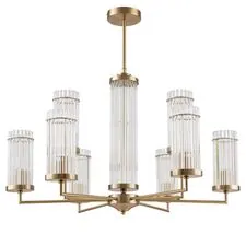 Lumion 46856; 6527/9 Люстра CLASSI LN23 32 латунь E14 9*40W 220V ELLOW