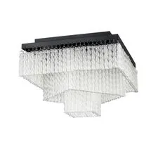 Lumion 1031517; 6576/11CS Люстра потолочная CLASSI LN24 черный/прозрачный/металл/стекло G9 11*20W 220V SPIRALS