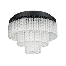 Lumion 1031515; 6576/11CR Люстра потолочная CLASSI LN24 черный/прозрачный/металл/стекло G9 11*20W 220V SPIRALS
