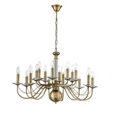 Lumion 47684; 8033/16 Люстра подвесная CLASSI LN25 16 медь, металл/стекло Е14 16*40W 220V INCANTO