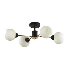 Lumion 46314; 5646/4C Люстра потолочная COMFI LN23 чёрный, золотой E27 4*60W 220V KODI