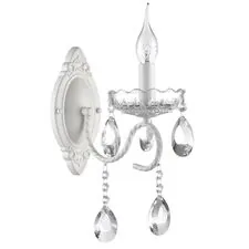 Lumion 48227; 8189/1W Бра CLASSI LN25 23 белый металл/хрусталь E14 1*40W 220V SNOW