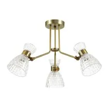 Lumion 39353; 3704/3C Люстра потолочная COMFI LN19 античная бронза E14 3*40W 220V JACKIE