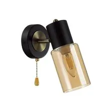 Lumion 46783; 5644/1W Бра COMFI LN23 чёрный, бронза E14 1*40W 220V RONNIE