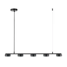 Lumion 48068; 8117/5 Подвесной светильник COMFI LN25 196 черный, металл LED GX53 5*7W 220V TORINA