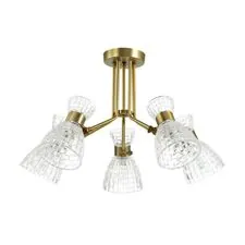 Lumion 39363; 3704/5C Люстра потолочная COMFI LN19 78 античная бронза E14 5*40W 220V JACKIE