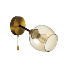 Lumion 46787; 5649/1W Бра COMFI LN23 чёрный, бронза E27 1*60W 220V ODELL
