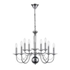 Lumion 47683; 8034/10 Люстра подвесная CLASSI LN25 18 хром, металл/стекло Е14 10*40W 220V INCANTO