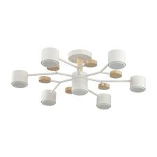 Lumion 48235; 8195/7C Потолочный светильник COMFI LN25 262 белый, металл/дерево/пластик LED GX53 7*9W 220V RONDO
