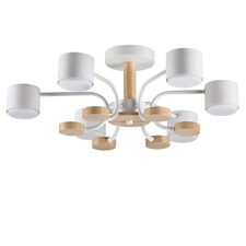 Lumion 48296; 8231/6C Светильник потолочный COMFI LN25 262 белый, металл/дерево/пластик LED GX53 6*9W 220V RONDO