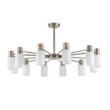 Lumion 47792; 8100/12C Люстра потолочная COMFI LN25 73 бронза/белый металл/стекло Е14 12*40W 220V MAVE