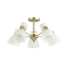 Lumion 43326; 4535/5C Люстра потолочная COMFI LN21 80 матовое золото E27 5*60W 220V WILMA