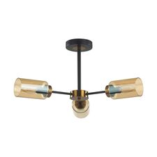 Lumion 46305; 5640/3C Люстра потолочная COMFI LN23 чёрный, бронза E14 3*40W 220V DALLIN