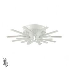 Lumion 47659; 8029/80CL Потолочный светильник LEDIO LN25 248 белый/белый, металл/акрил с ПДУ LED 80W 3000-6000К 220V ALBERTA