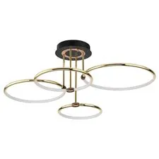 Lumion 46575; 5283/96CL Люстра потолочная LEDIO LN23 228 золотой, коричневый LED 96W 3000-6000K 4546Лм 220V URSULA