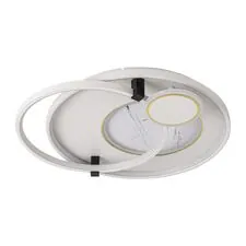 Lumion 46913; 6544/113CL Люстра потолочная LEDIO LN23 69 черный, белый LED 113W 3000-6000K 6283Лм 220V ANEKO