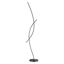 Lumion 46549; 5693/24FL Торшер LEDIO LN23 372 чёрный LED 24W 3000-6000K 4600Лм 220V NYX