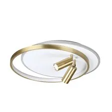 Lumion 45579; 5603/63CL Люстра потолочная LEDIO LN23 244 белый, золотой LED диммир. с ДУ 63W 3000-6000К 5025Лм