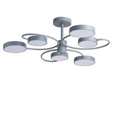 Lumion 46327; 5656/90CL Люстра потолочная LEDIO LN23 279 серый LED 90W 3000-6000K 3606Лм 220V EVIN
