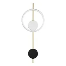Lumion 46546; 5691/13WL Настенный светильник LEDIO LN23 351 белый, чёрный, золотой LED 13W 3000K 820Лм 220V MARQUE