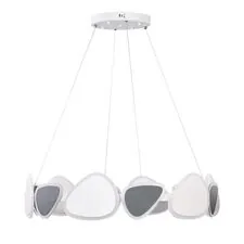 Lumion 45702; 5611/99L Люстра LEDIO LN23 154 белый, серый LED диммир. с ДУ 116W 3000-6000К 9576Лм 220V