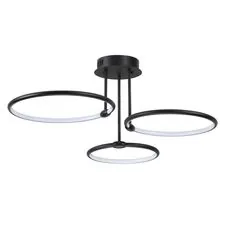 Lumion 46572; 6506/66CL Люстра потолочная LEDIO LN23 229 чёрный LED 66W 3000-6000K 4126Лм 220V URSULA