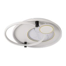Lumion 46913; 6544/113CL Люстра потолочная LEDIO LN23 69 черный, белый LED 113W 3000-6000K 6283Лм 220V ANEKO