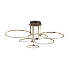 Lumion 45464; 5283/99CL Люстра потолочная LEDIO LN23 228 золотой, коричневый LED 156W 3000-6000K с пультом ДУ 9899Лм