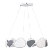 Lumion 45702; 5611/99L Люстра LEDIO LN23 154 белый, серый LED диммир. с ДУ 116W 3000-6000К 9576Лм 220V