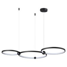 Lumion 46879; 6533/85L Светильник подвесной LEDIO LN23 222 чёрный LED 85W 3000-6000K 3649Лм 220V DIEGO