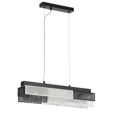 Lumion 47633; 8004/3A Подвесной светильник MODERNI LN25 164 черный/белый,, черный металл/металл Е14 3*40W 220V DANA