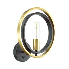 Lumion 40589; 4401/1W Бра LOFTI LN19 224 золотой, черный E27 1*60W 220V MAEVE