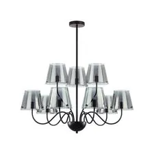 Lumion 1031421; 6570/9C Люстра потолочная MODERNI LN25 103 черный/дымчатый/металл/стекло G9 9*20W 220V SMOKY